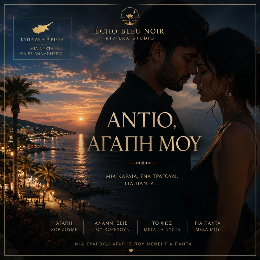 Αντίο, αγάπη μου official cover artwork